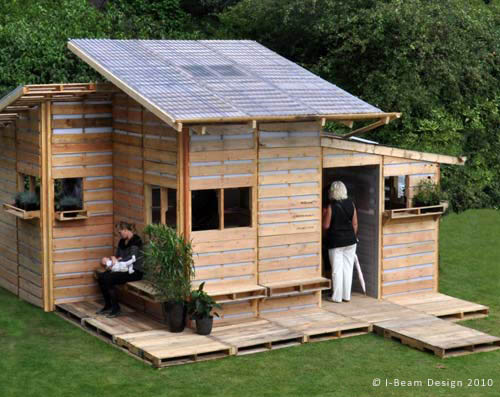 House Made From Wood Pallets